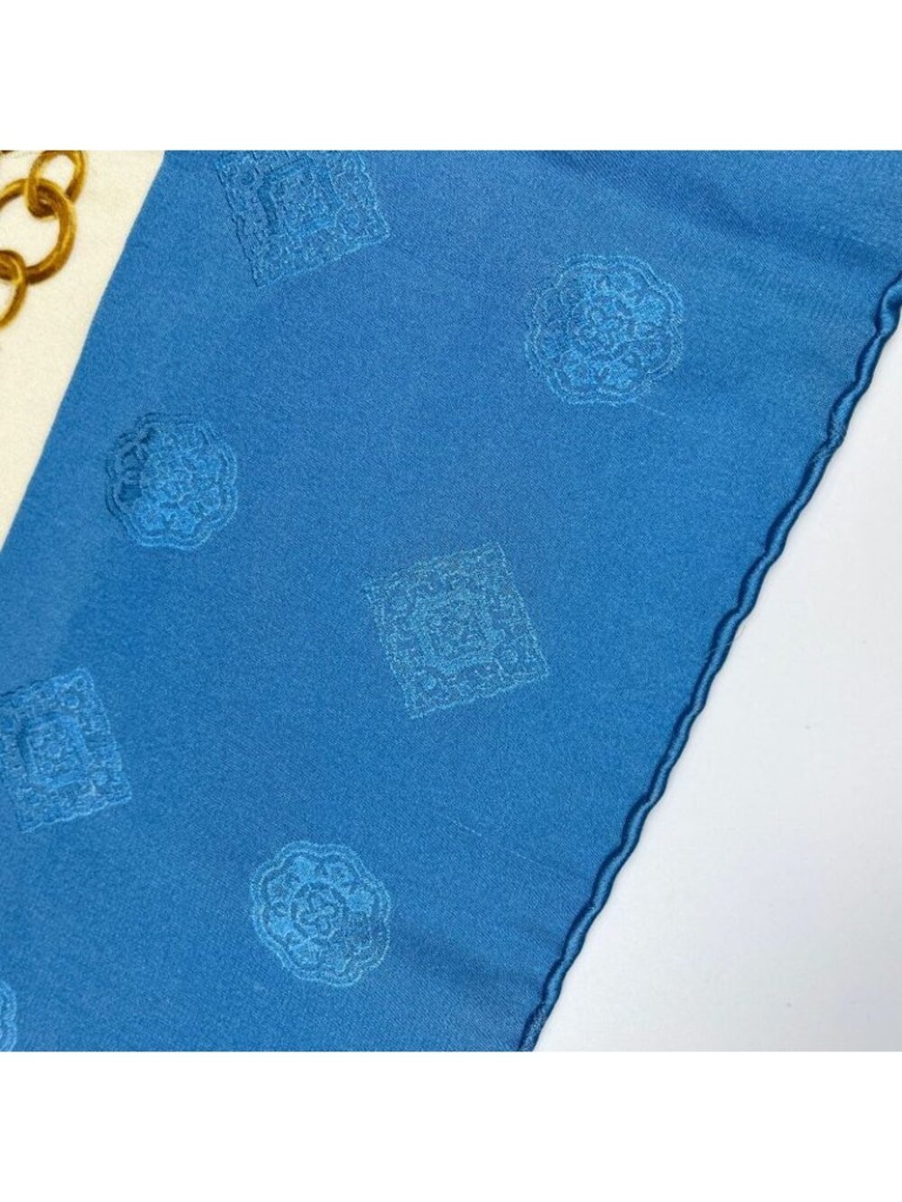 Chanel CC Logo Scarf Silk Multicolor Vintage - Picture 16 of 16